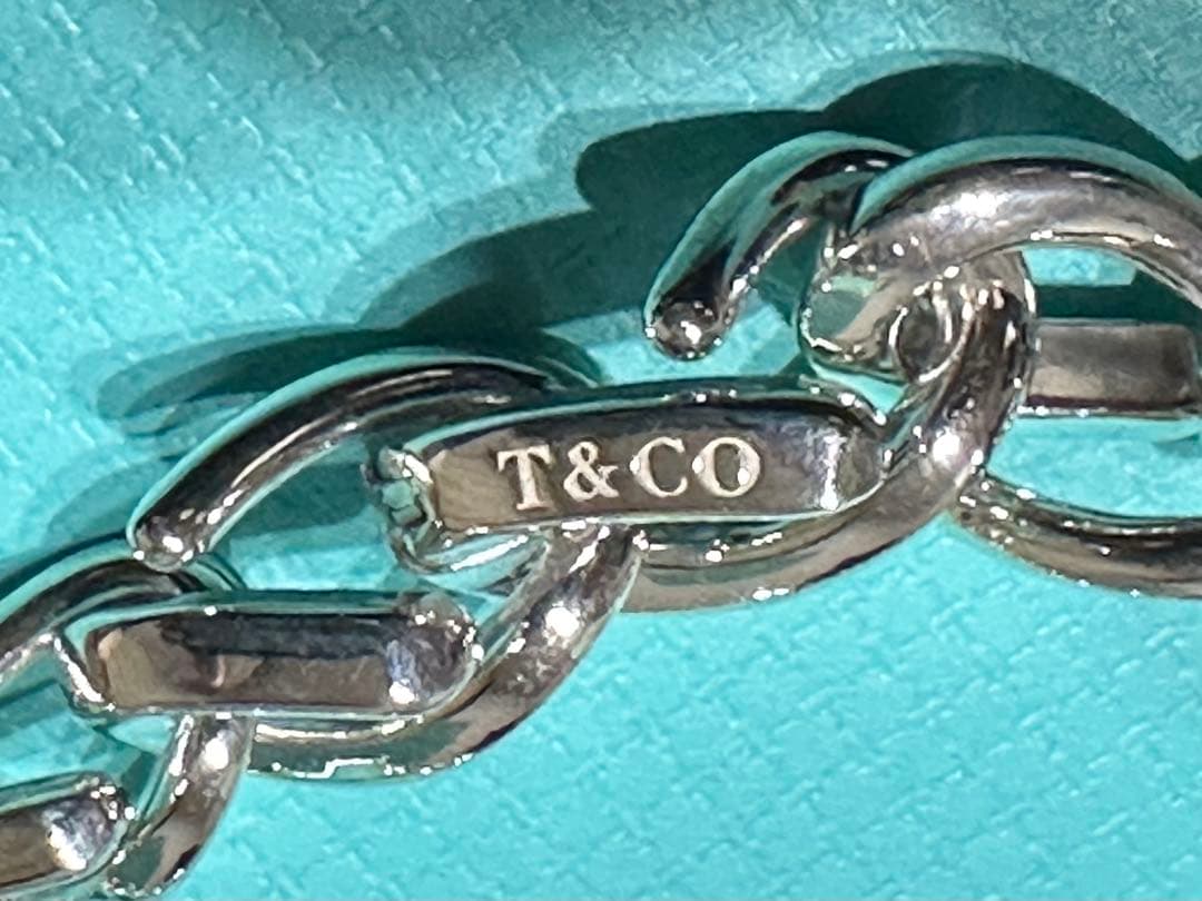 新品未使用 ティファニー フォージ ミディアム リンク ブレスレット シルバー