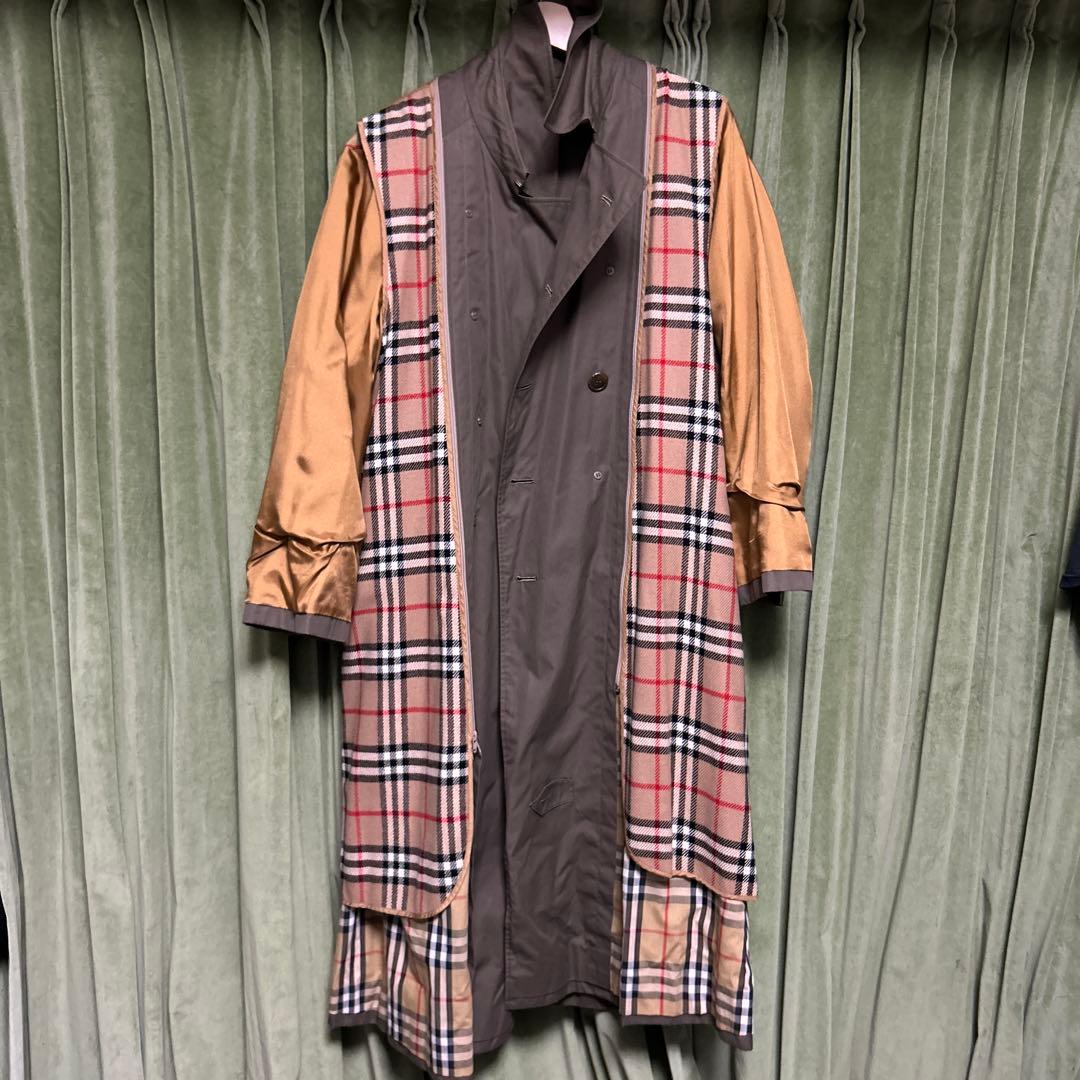 Burberry カーキライナー付きトレンチコート11Aノバチェック