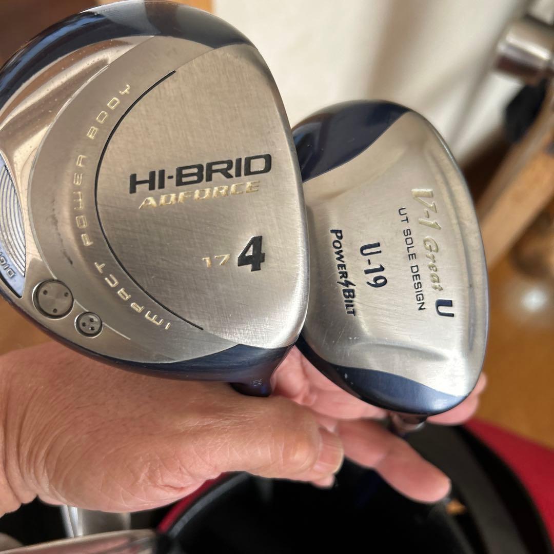 PEARLY GATES キャディーバッグ アイアン 4w UT PT