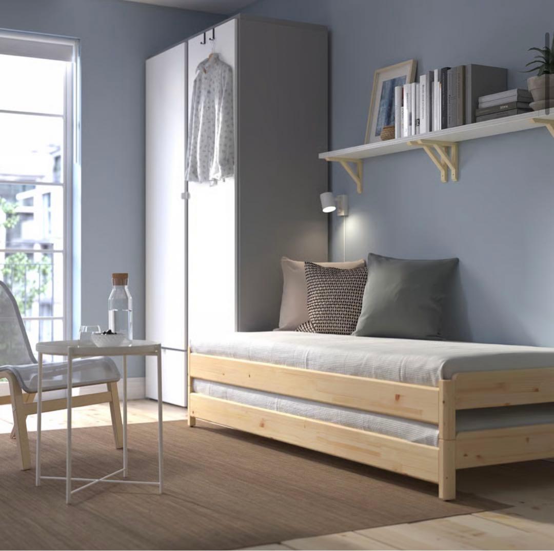 引取希望　IKEA UTÅKER ウトーケルベッドフレーム&マットレス