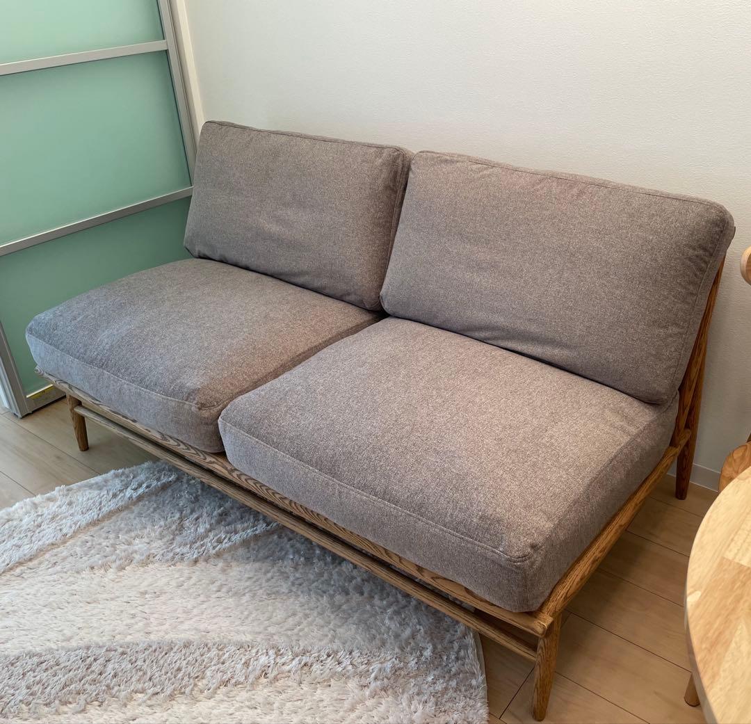 【美品】（送料込）MOMO NATURAL CLOUD SOFA 2P