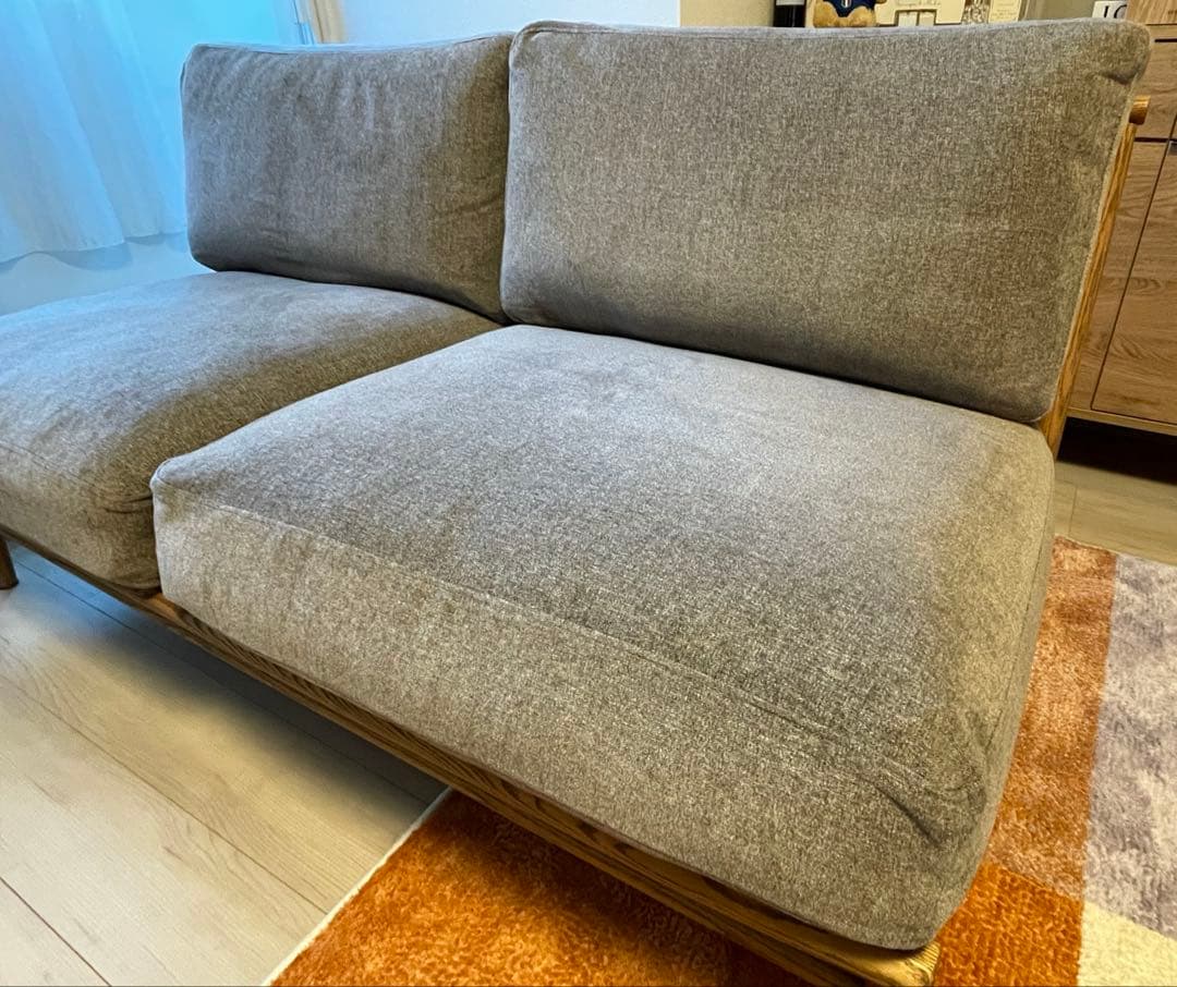 【美品】（送料込）MOMO NATURAL CLOUD SOFA 2P