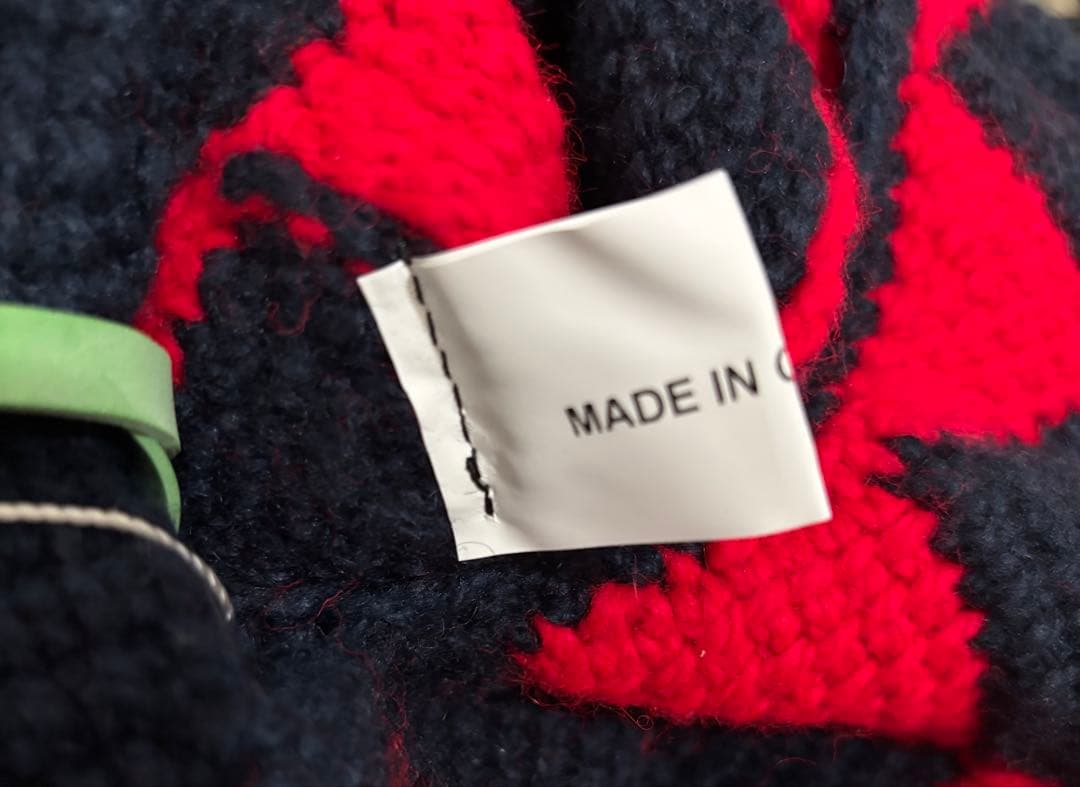 マルニマーケット ダイヤモンド テックウール ミニバッグ 新品