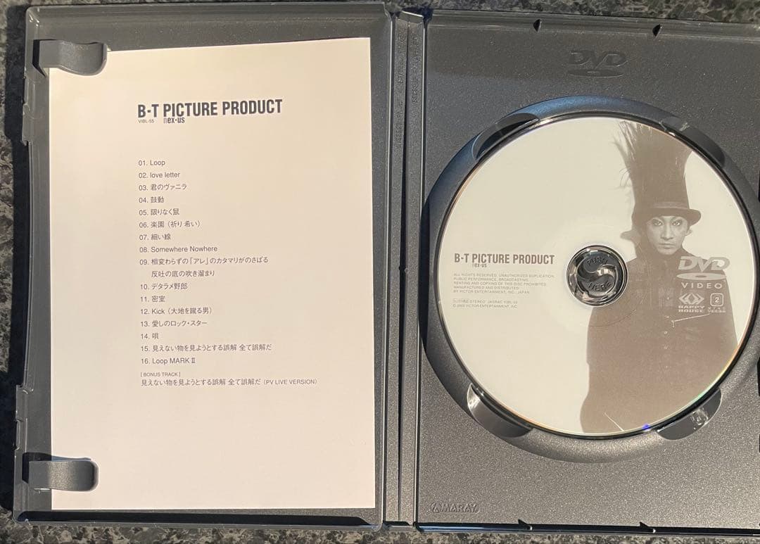 BUCK-TICK B-T～PICTURE PRODUCT DVD-BOX他２点