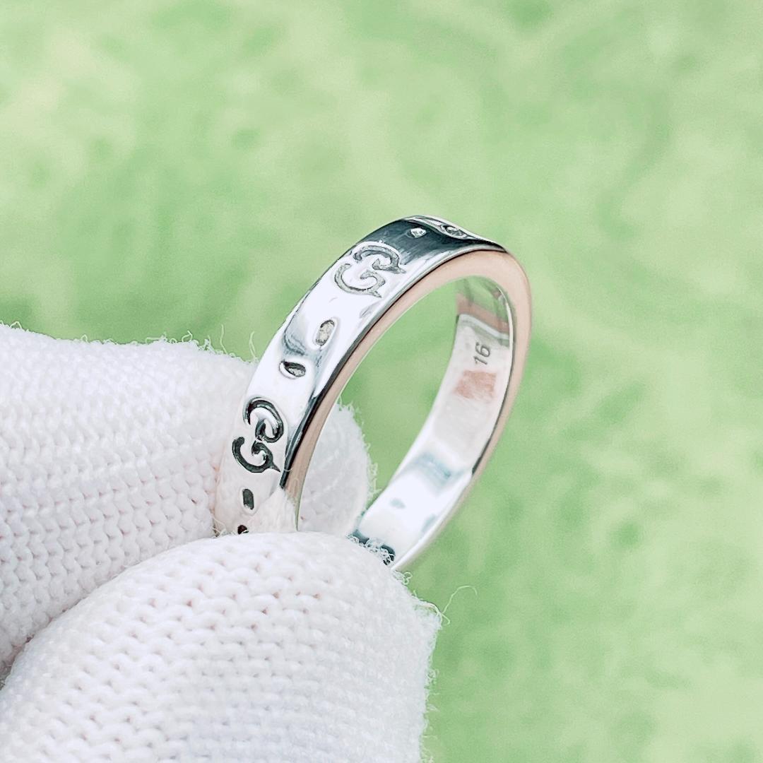 ◇グッチ◇ 新品仕上済 ゴースト リング Ag925 シルバー 刻印16 15号