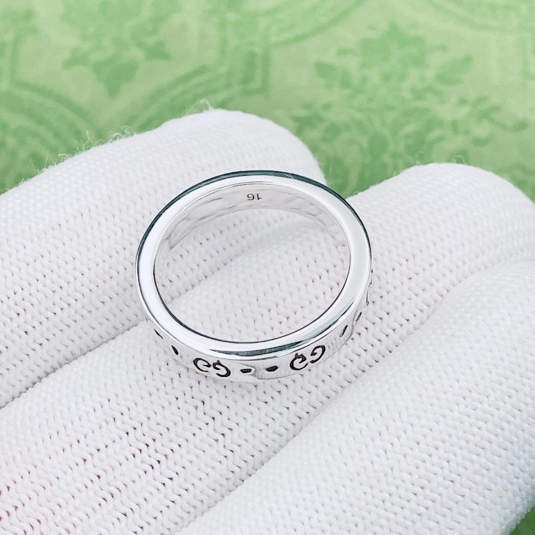 ◇グッチ◇ 新品仕上済 ゴースト リング Ag925 シルバー 刻印16 15号