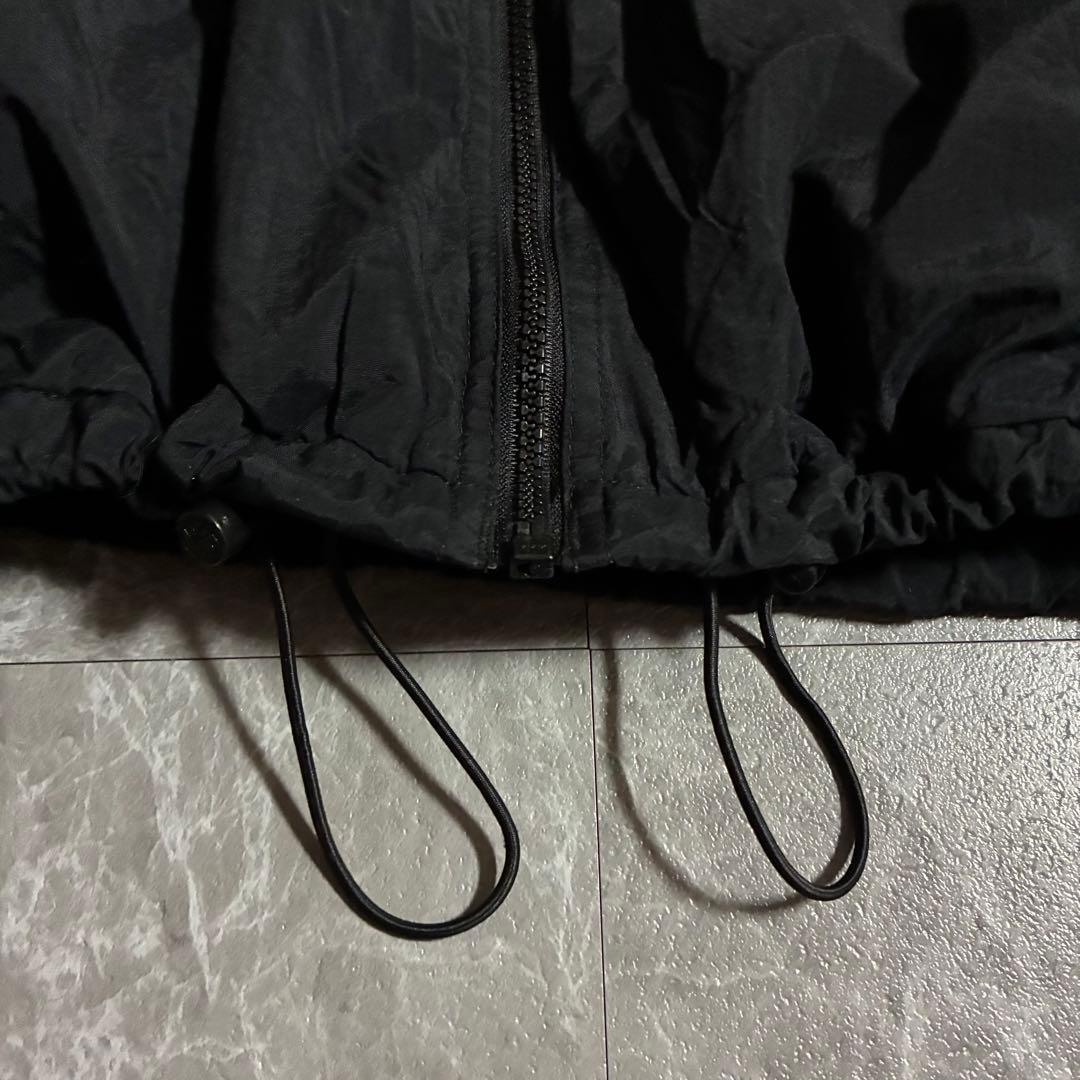 90s Columbia ウォームアップジャケット 刺繍ロゴ M ドローコード