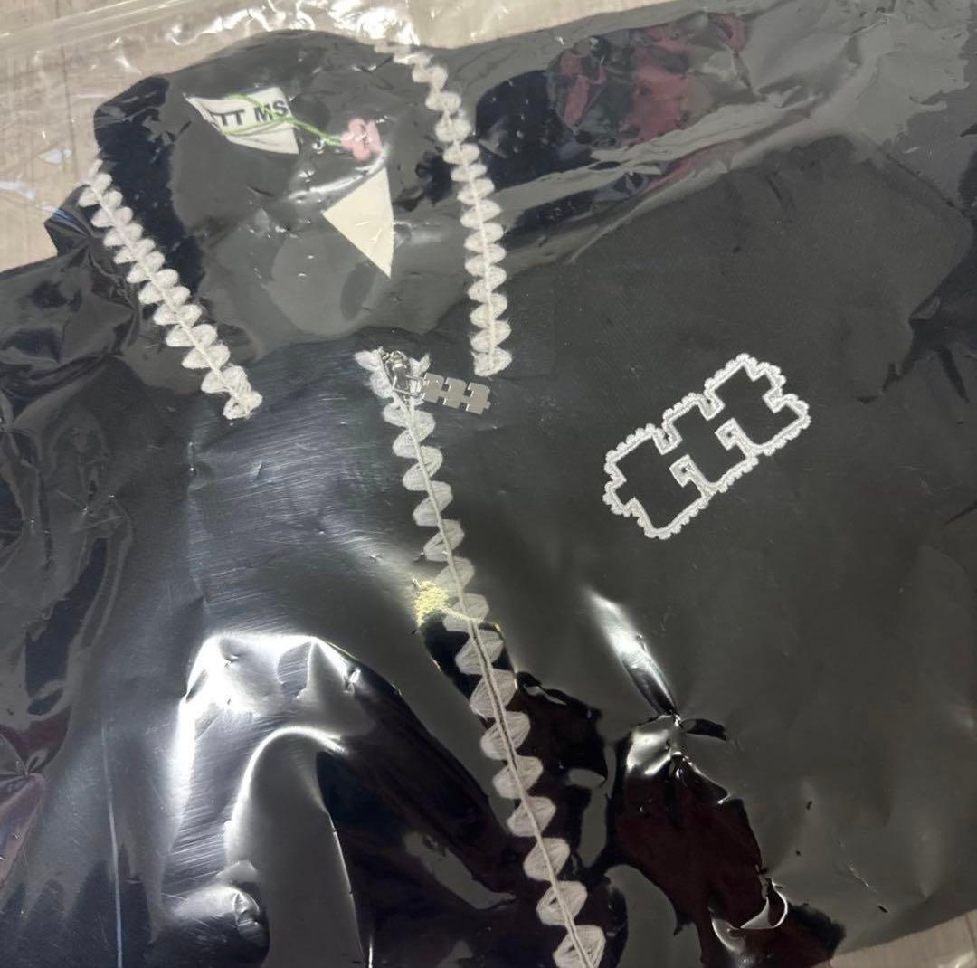 ttt_msw Knit polo cardigan（BLACK）