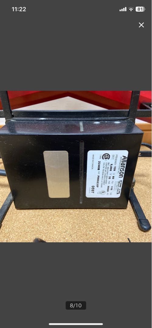 ネオン管　バドワイザー　当時物　アメリカン