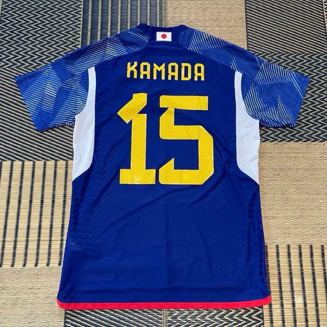 2022 日本代表ホームオーセンティックユニフォーム 15 鎌田大地 XL