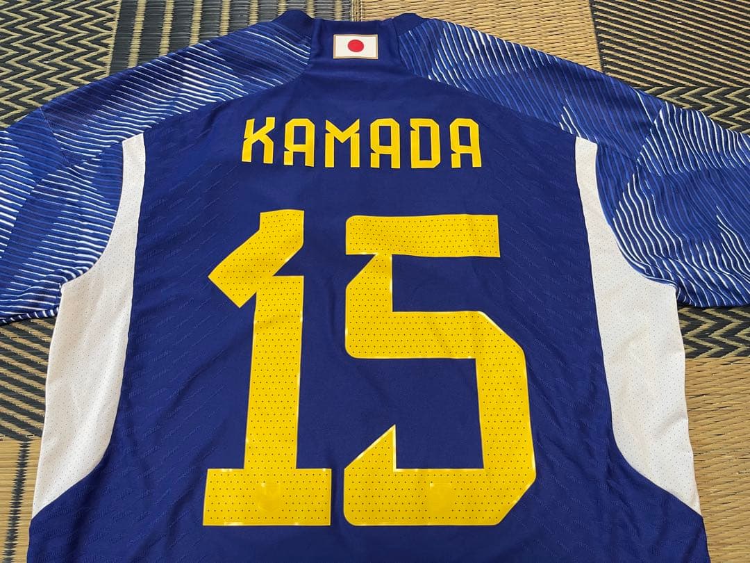 2022 日本代表ホームオーセンティックユニフォーム 15 鎌田大地 XL