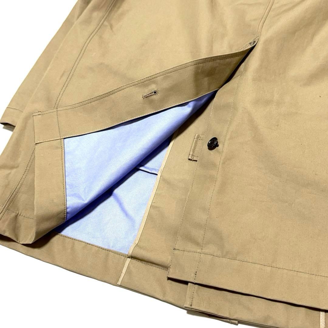 nanamica ナナミカ ゴアテックス ステンカラーコート ベージュ 比翼 M