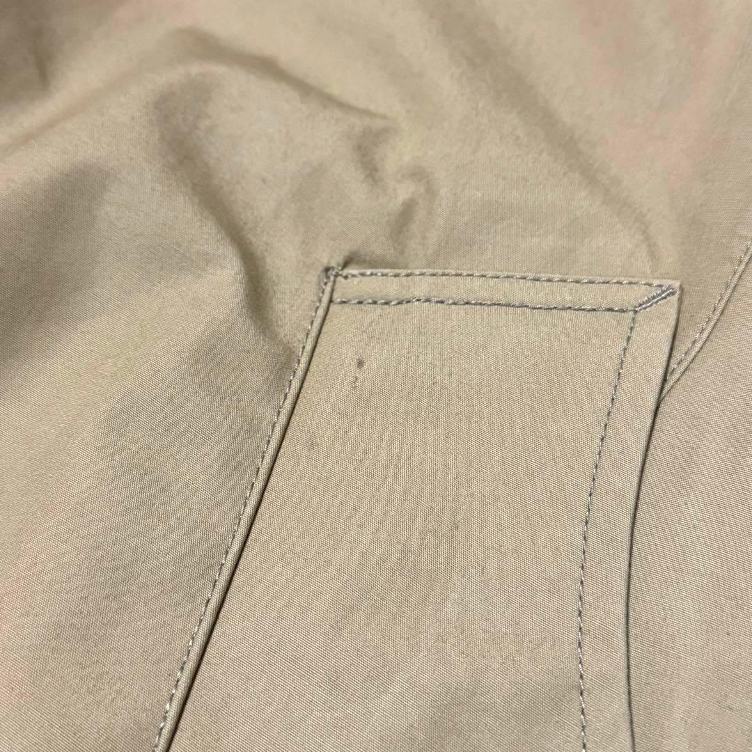 nanamica ナナミカ ゴアテックス ステンカラーコート ベージュ 比翼 M