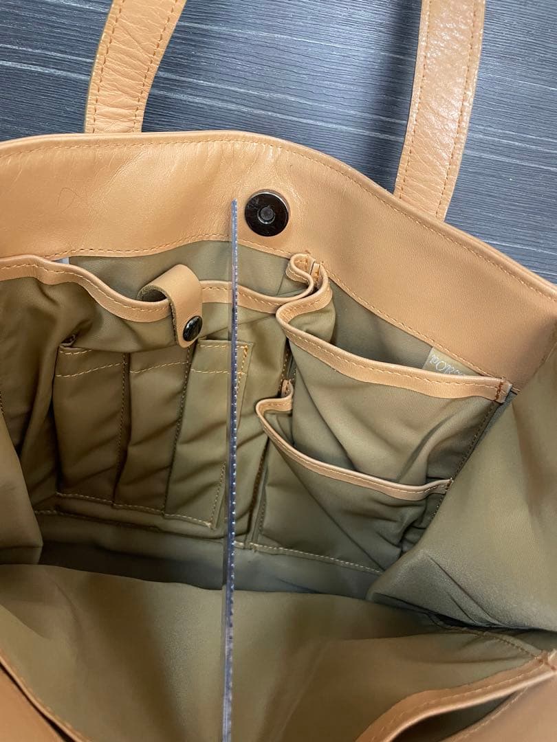 専用希少廃盤品PORTER ポーター MERZ メルツ本革レザー トート バッグ