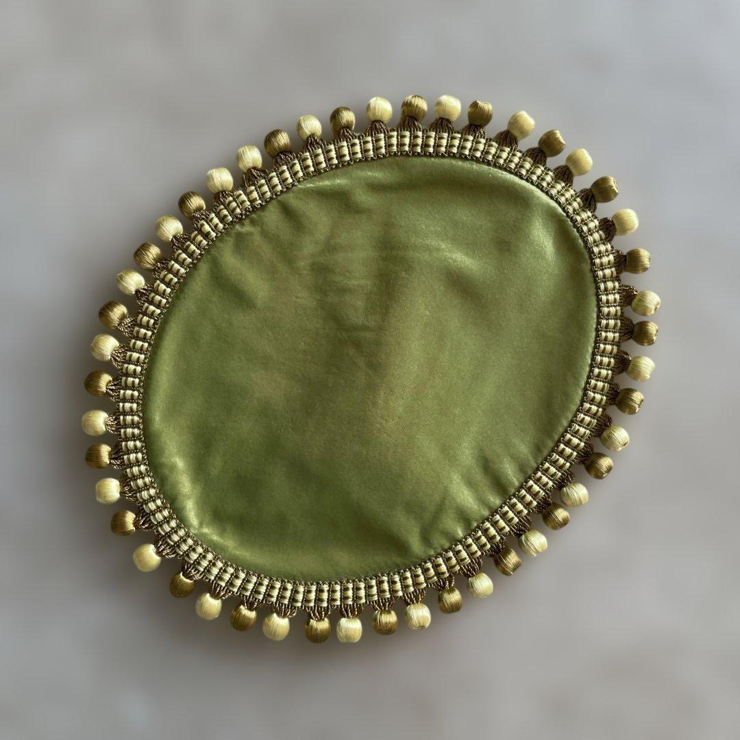 Sサイズ　ドイリー　Bona & Belle ビーズ付きマット