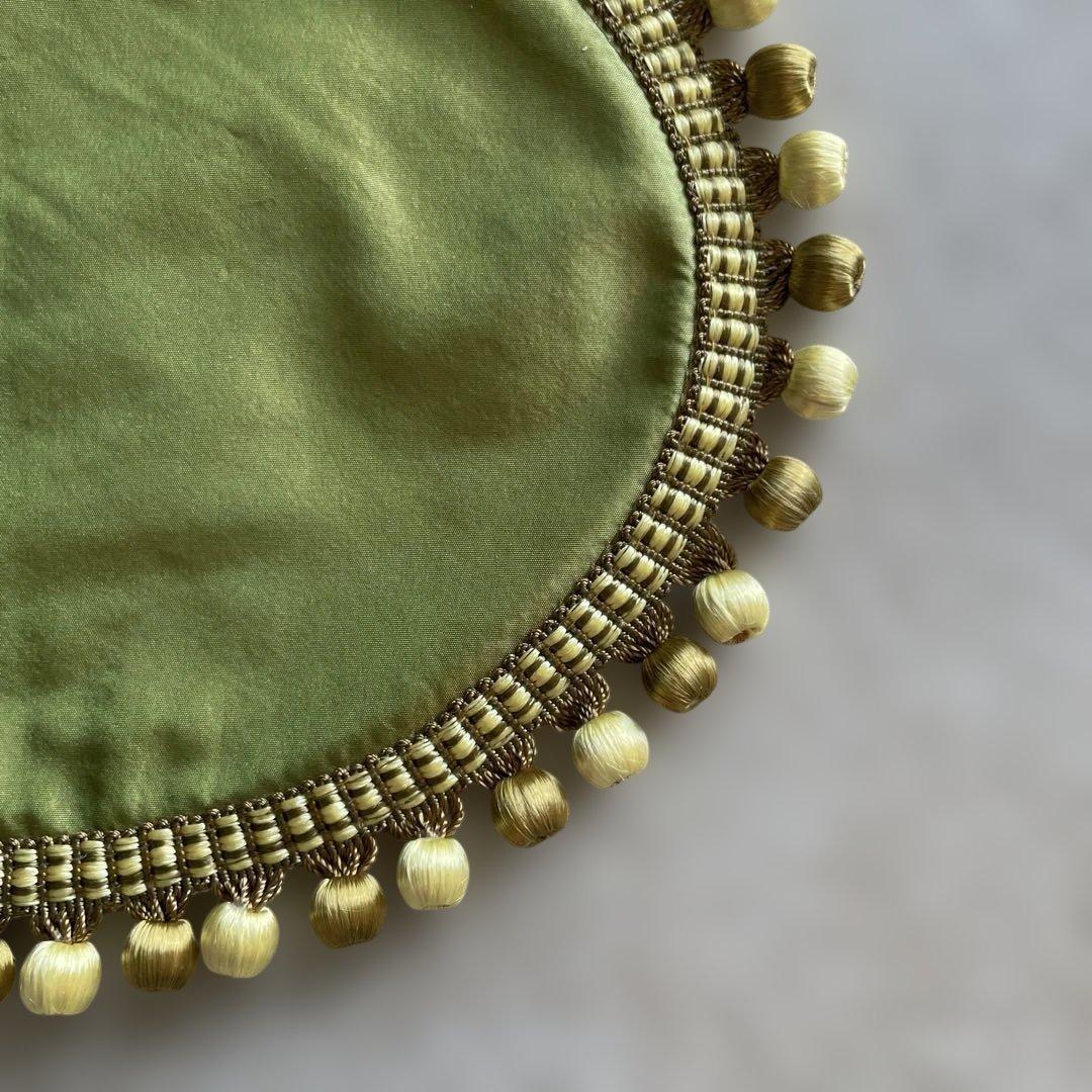 Sサイズ　ドイリー　Bona & Belle ビーズ付きマット