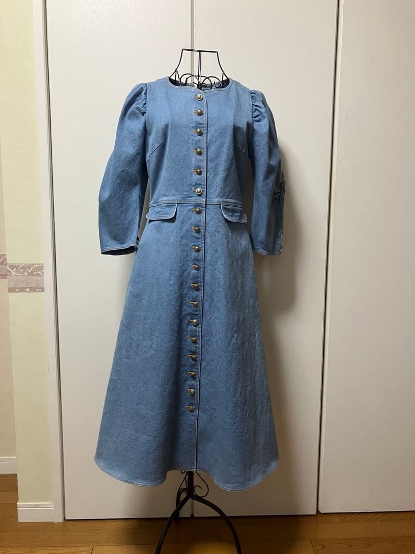 年末特売‼️新品BORDERS at BALCONY デニムワンピース 38