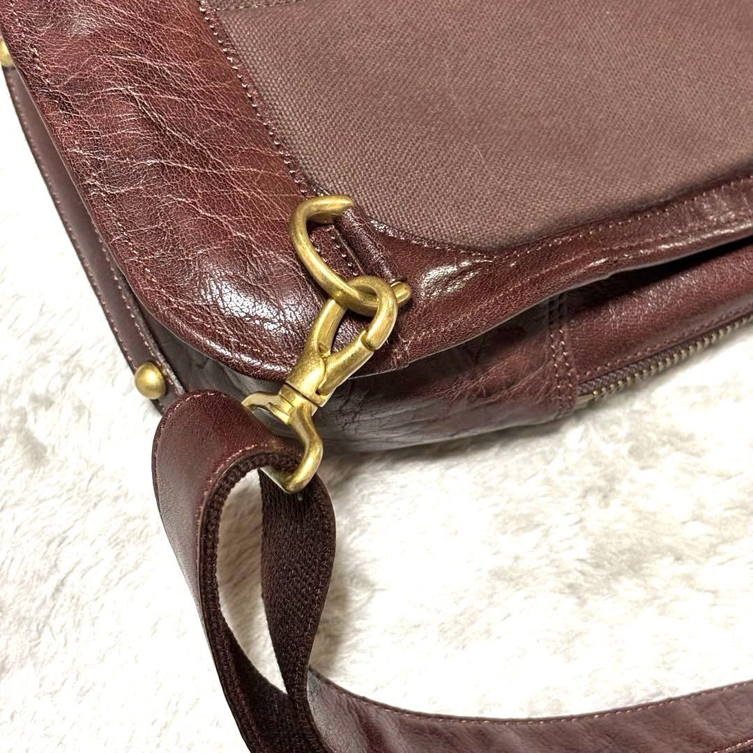 希少 b3labo ボディバッグ ショルダーバッグ 栃木レザー ヌメ革　本革