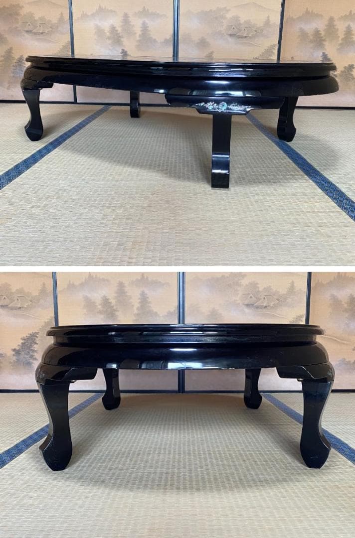 螺鈿細工の座卓
