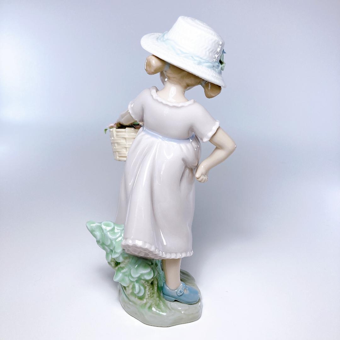 リヤドロ LIADRO 可愛いお友達 少女・小鳥・花・バスケット　|2617|