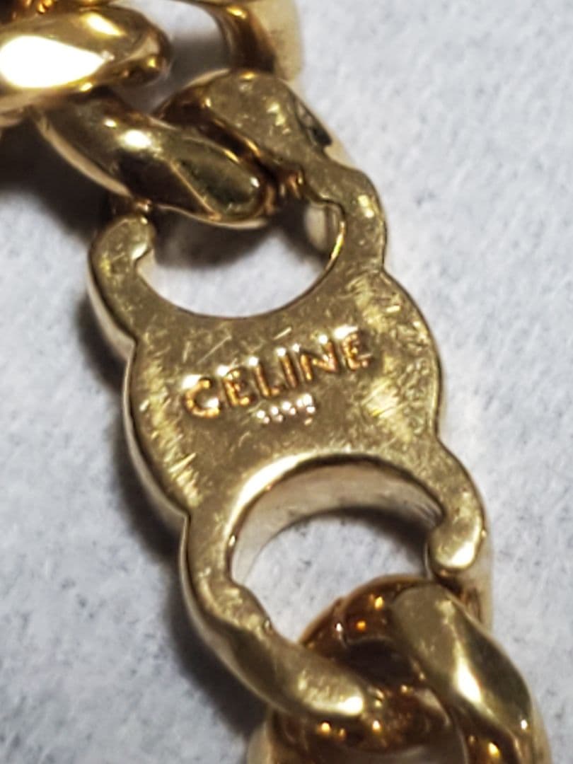 CELINE 喜平チェーン ブレスレット ゴールド