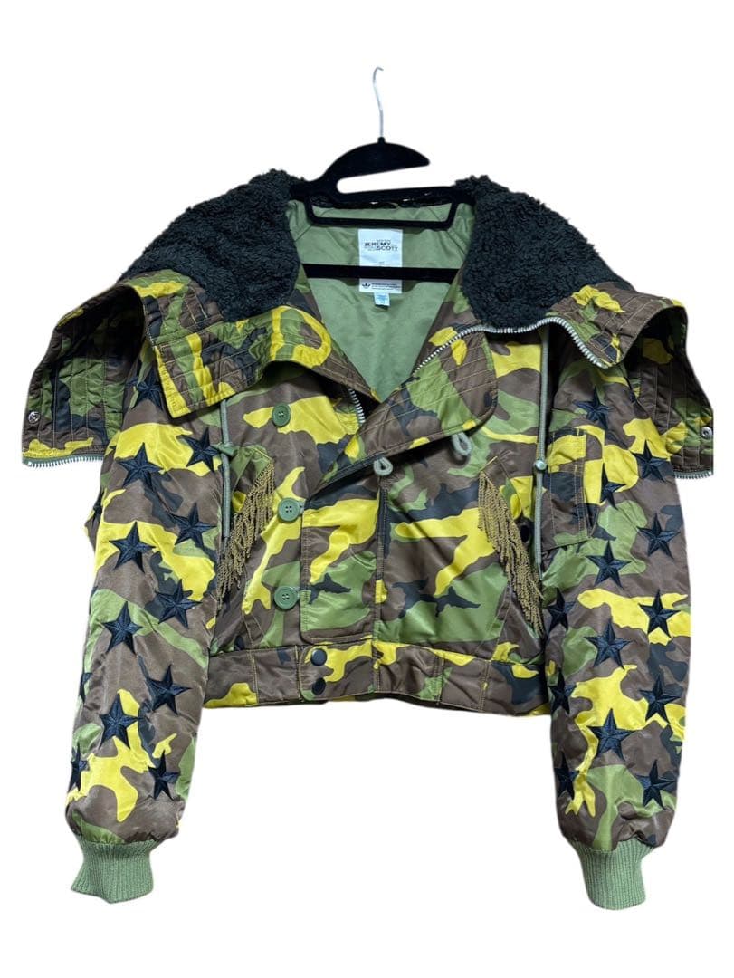 adidasとJEREMYSCOTTのコラボジャケットn-2b y2k