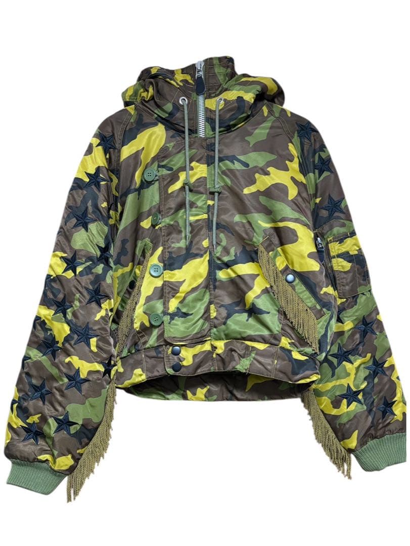 adidasとJEREMYSCOTTのコラボジャケットn-2b y2k