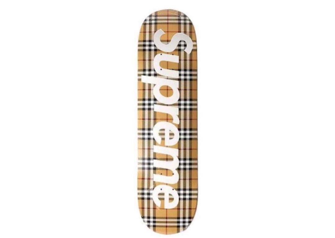 Supreme / Burberry Skateboard ベージュ