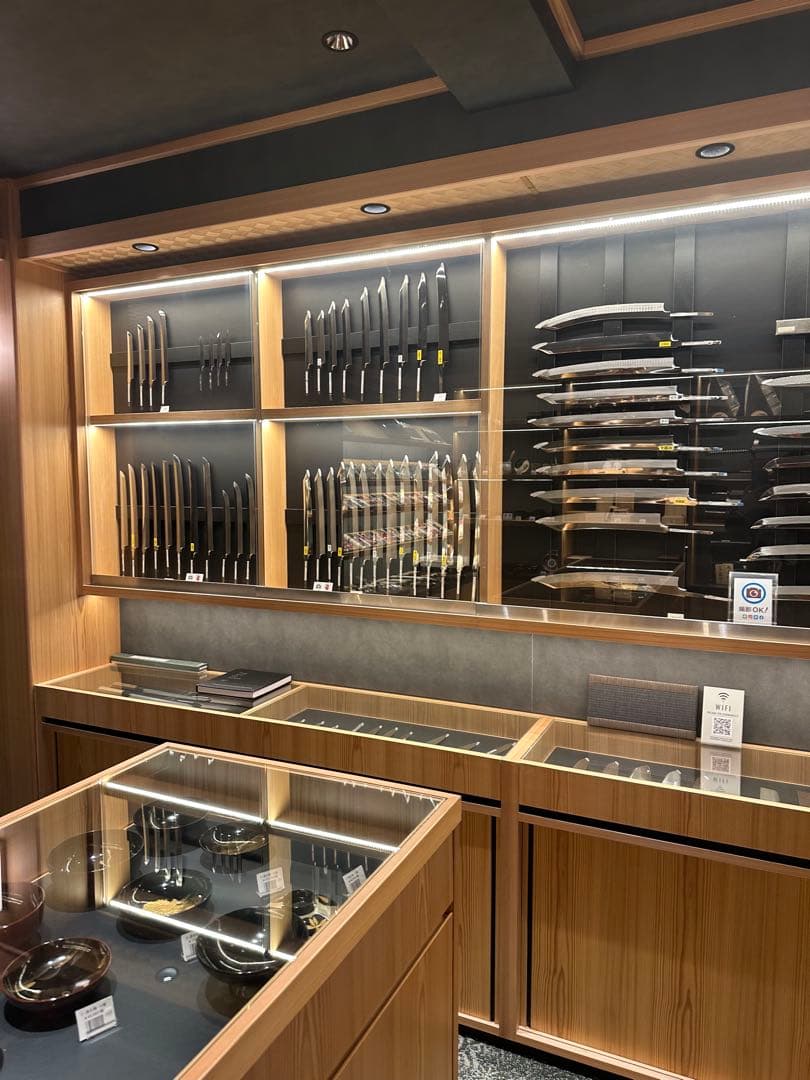 業務用 柳刃 青ニ 尺寸 300mm 本霞 鞘付き