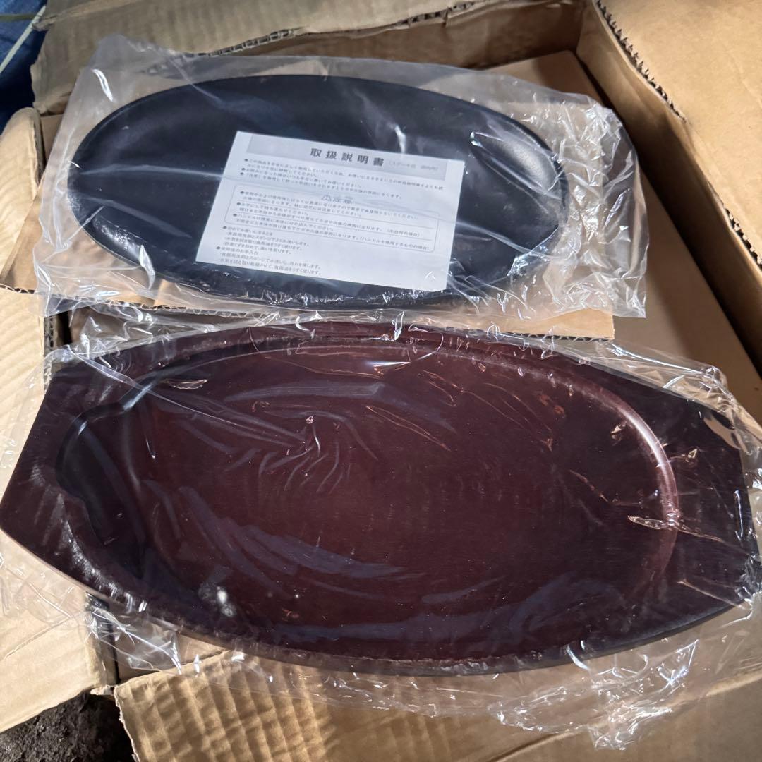 【新品未使用】中部コーポレーション トキワ ステーキ皿 小判 大　10個セット②