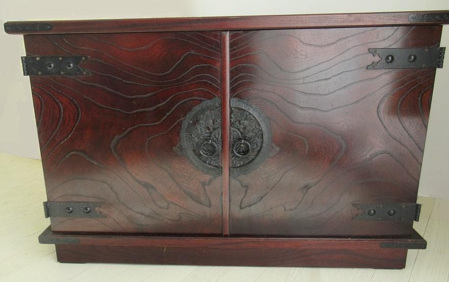 棚 時代箪笥 和風 和家具 民芸家具 アンティーク 和棚 匿名配送 送料込