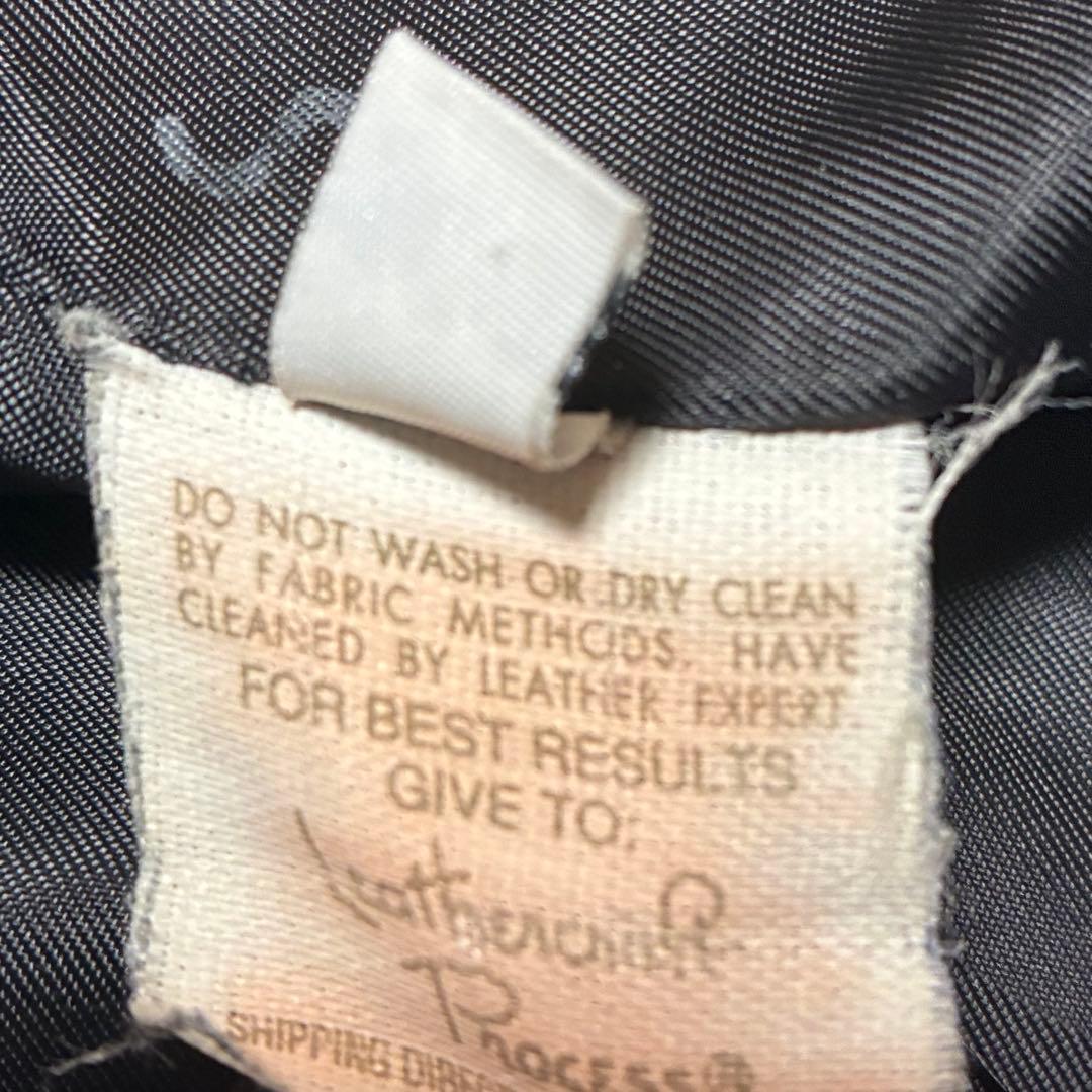 希少　ショット　シングルライダース　レザージャケット　ブラック　レザー　36