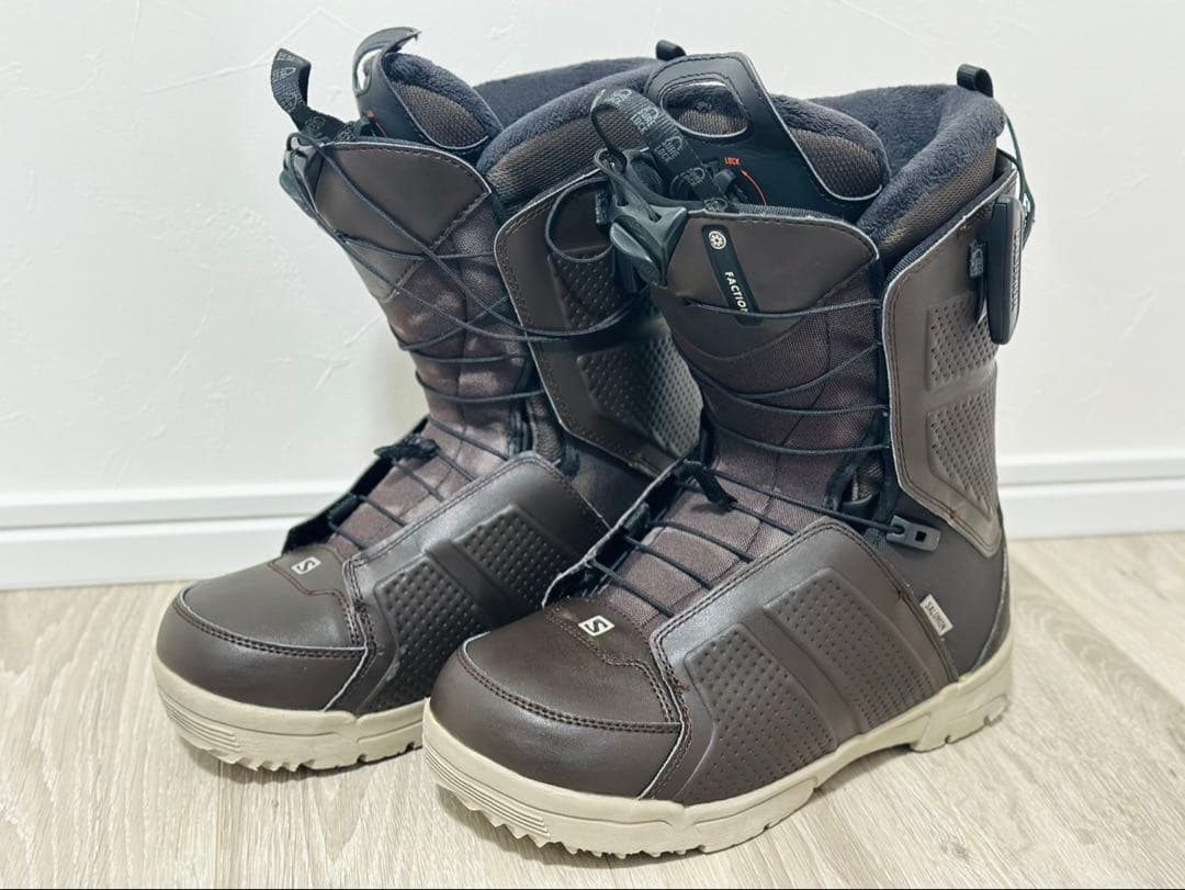 SALOMON サロモン　スノーボード　ブーツ　ブラウン　27センチ