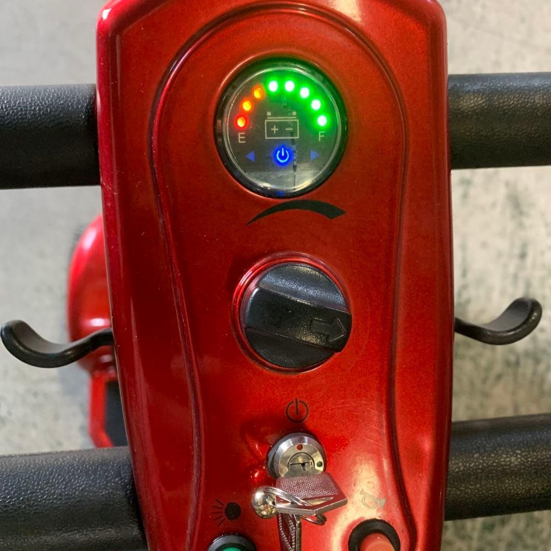 J128R 電動シニアカート X-01移動補助用 レッド