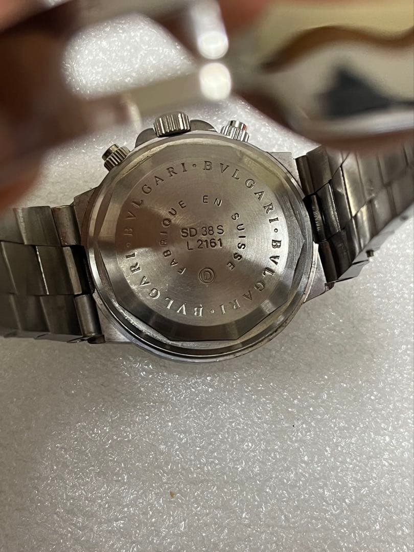 Bulgari SD 38 S クロノグラフ 時計鎖⛓️が壊れた。自動巻です