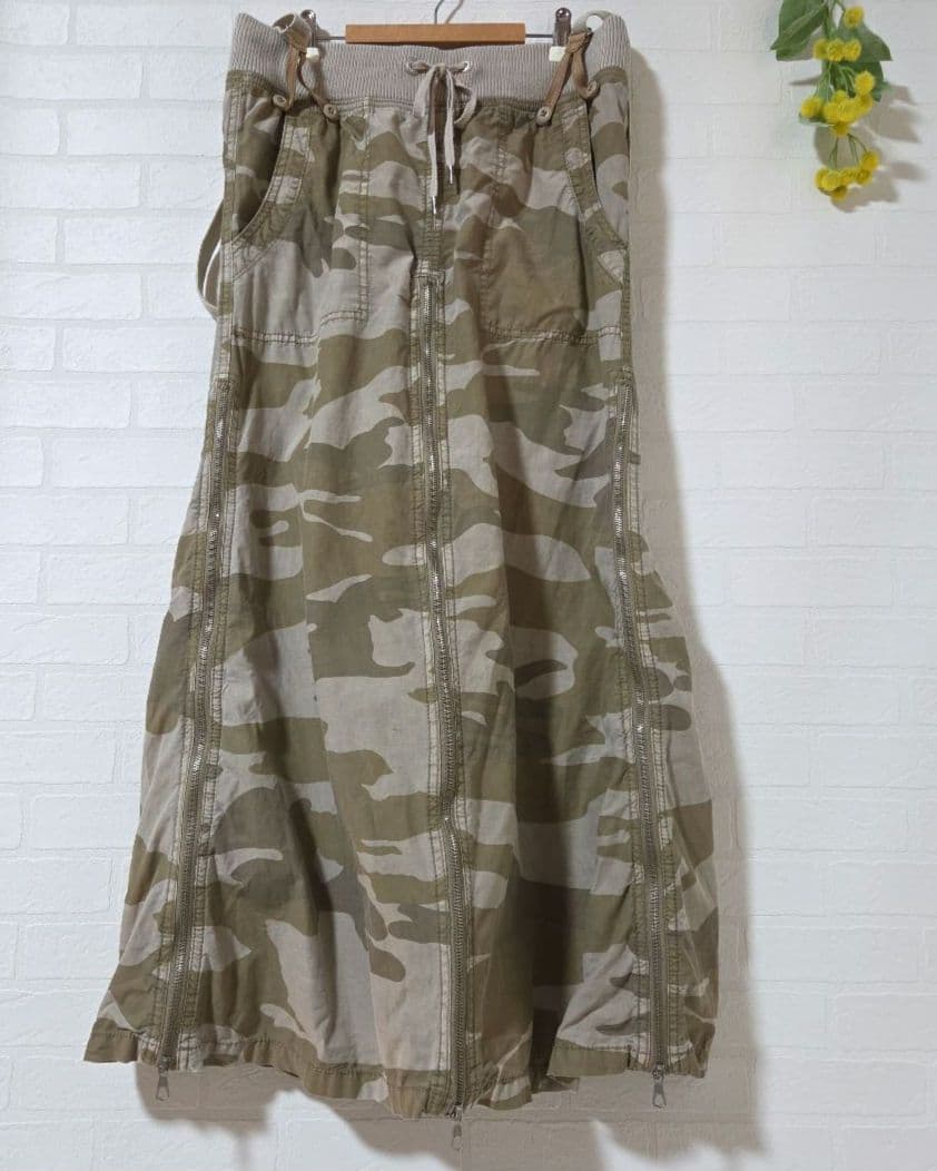 【GOA　ゴア】　ジップスライダースカート　ロング　2WAY　サスペンダー　S