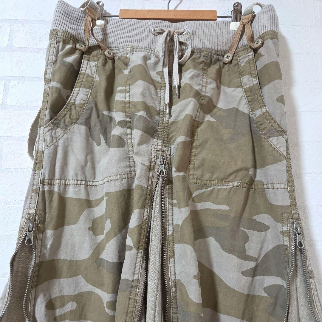 【GOA　ゴア】　ジップスライダースカート　ロング　2WAY　サスペンダー　S