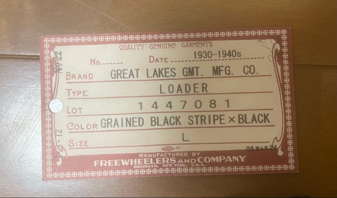 【冗寺針寸】フリーホイーラーズ ローダー ビーチクロス グローブ L