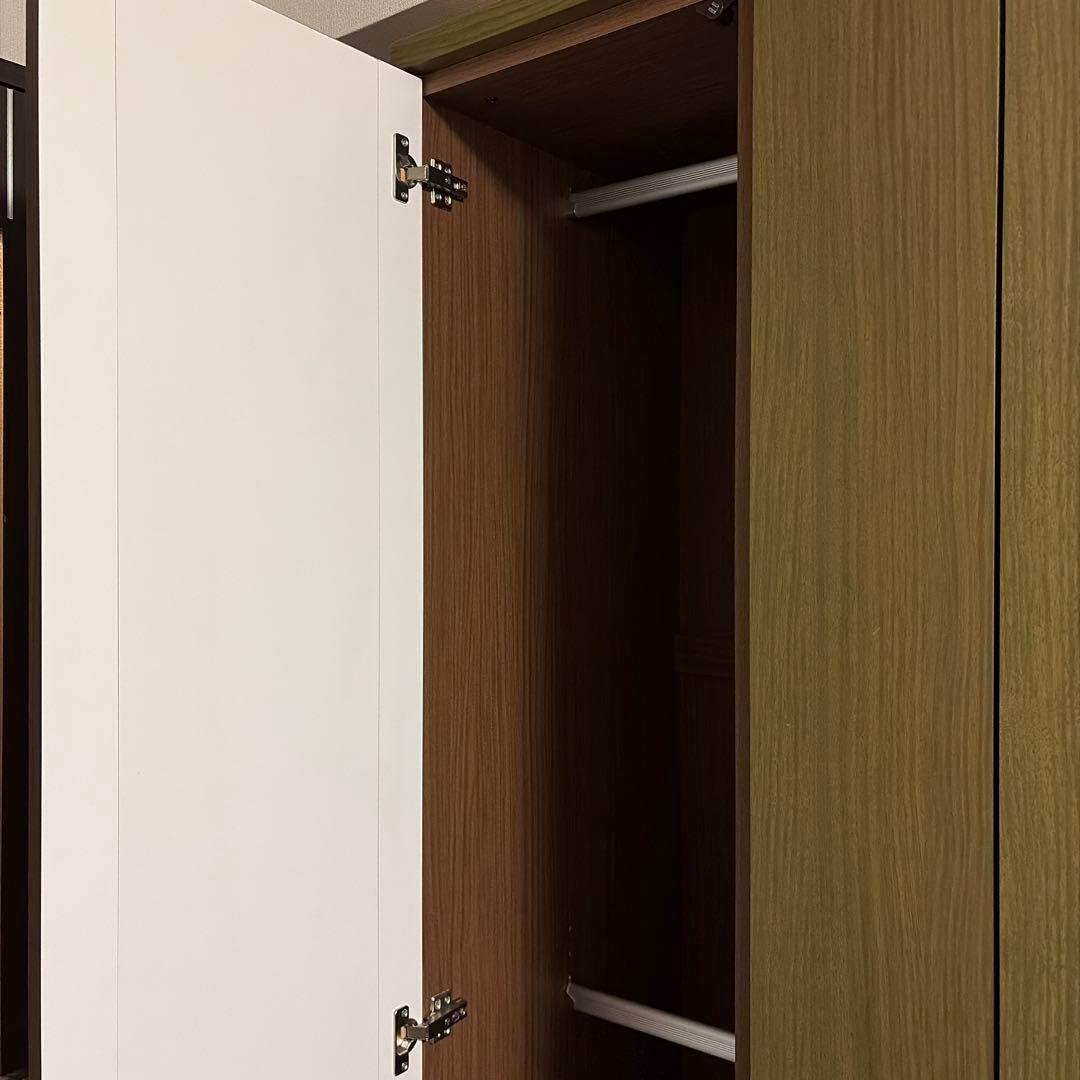 ニトリ NITORI クローゼット ワードローブ ミラー付き