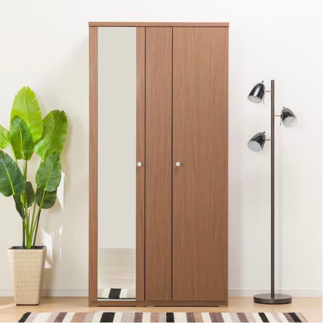 ニトリ NITORI クローゼット ワードローブ ミラー付き