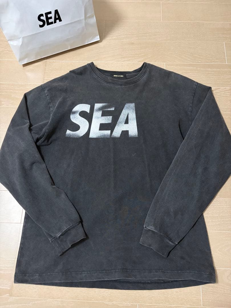WIND AND SEA ブラック Lサイズ　最終値下