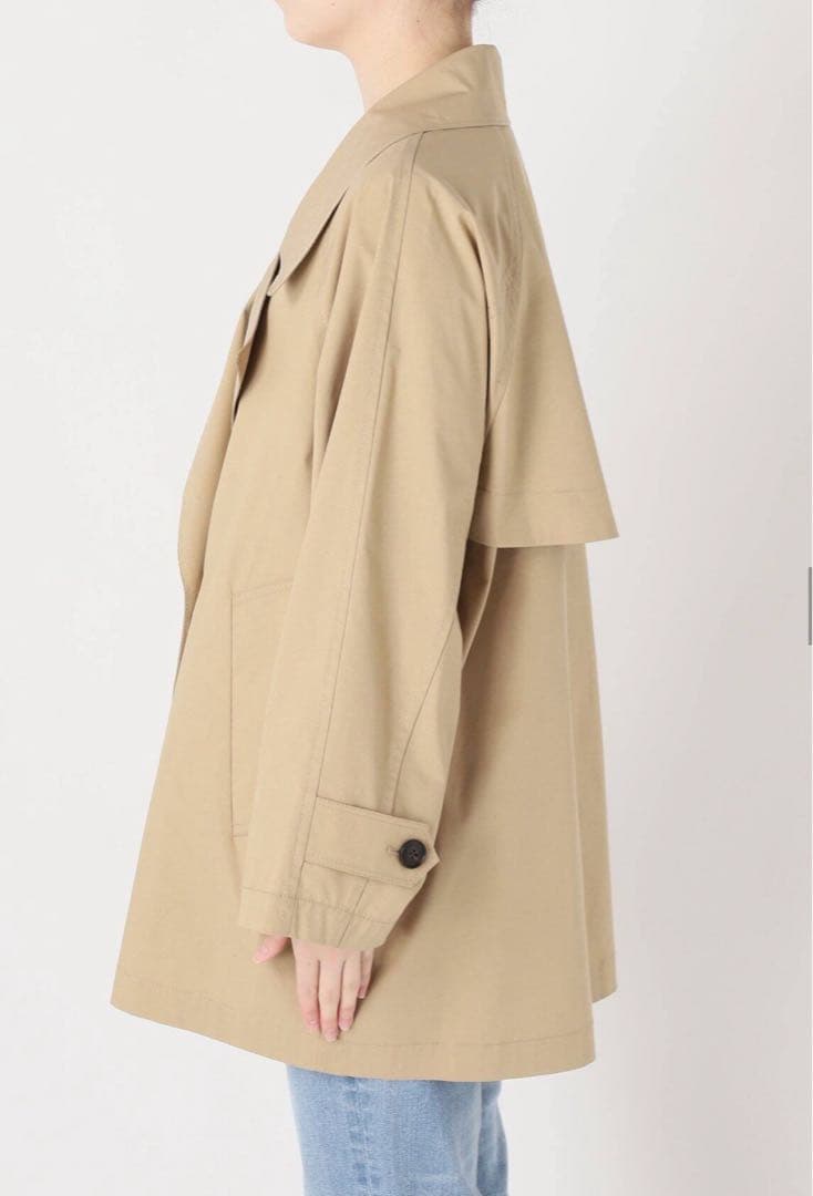 お値下げ　Spick and Span C/Pミドル丈トレンチコートベージュ36