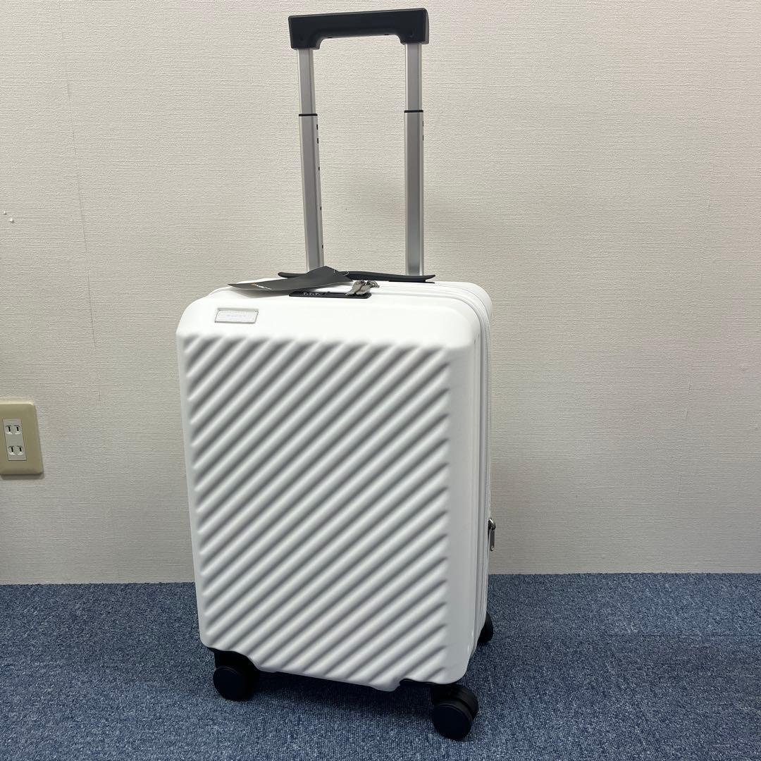 EXACT スーツケース 機内持込可 37/44L 拡張式 TSロック ホワイト
