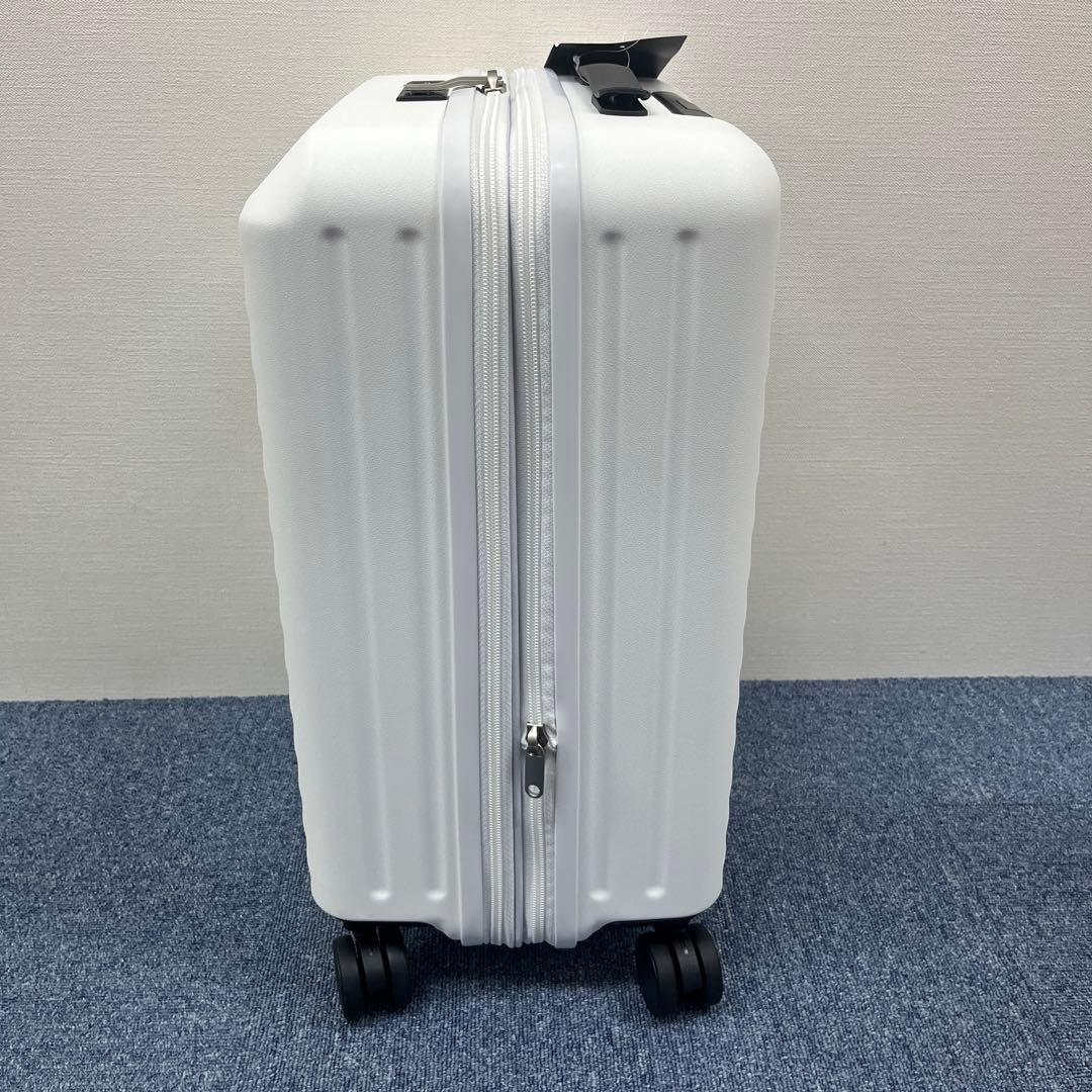 EXACT スーツケース 機内持込可 37/44L 拡張式 TSロック ホワイト