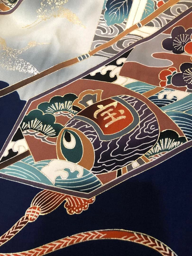 七五三五歳‼️完全️フルセット❤️ 豪華未使用タグ付き‼️日本男子凛々しい鷹豪華刺繍