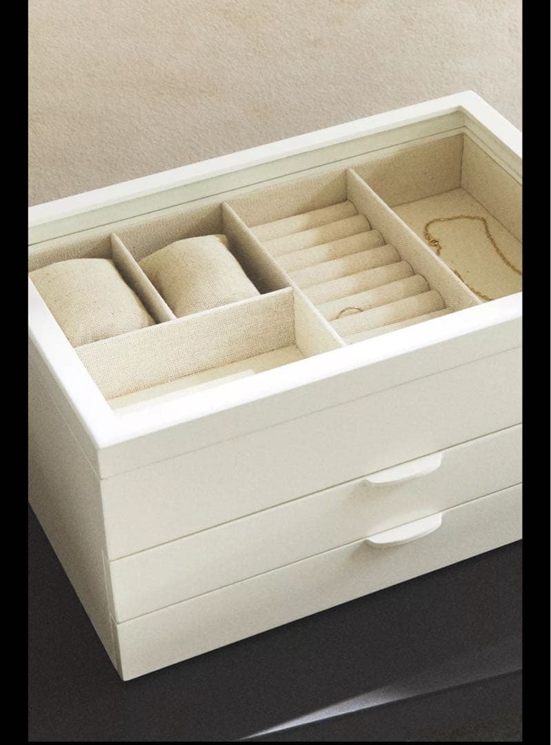 ZARA ジュエリーボックス 引き出し3段