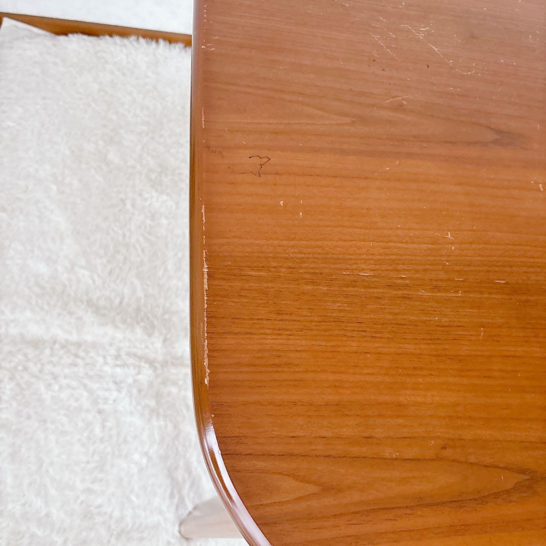 ヴィンテージ】天然木 木製 スクエア ダイニング テーブル