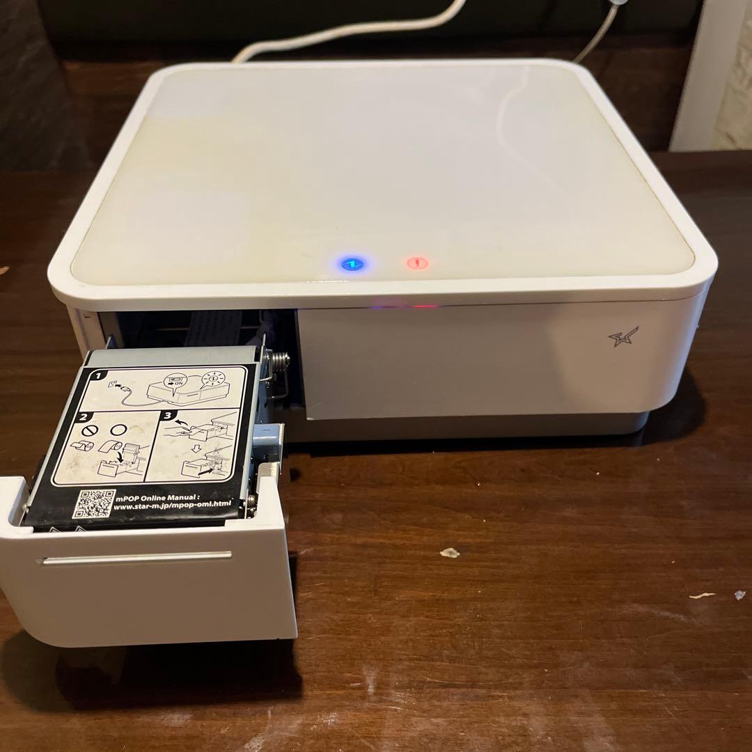 エアレジ／スター精密 mpop キャッシュドロア ホワイト(白)