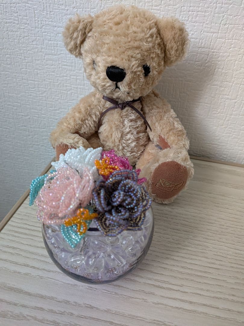 ✽Handmade✽Beads Flowers✽✽薔薇のブーケ✽