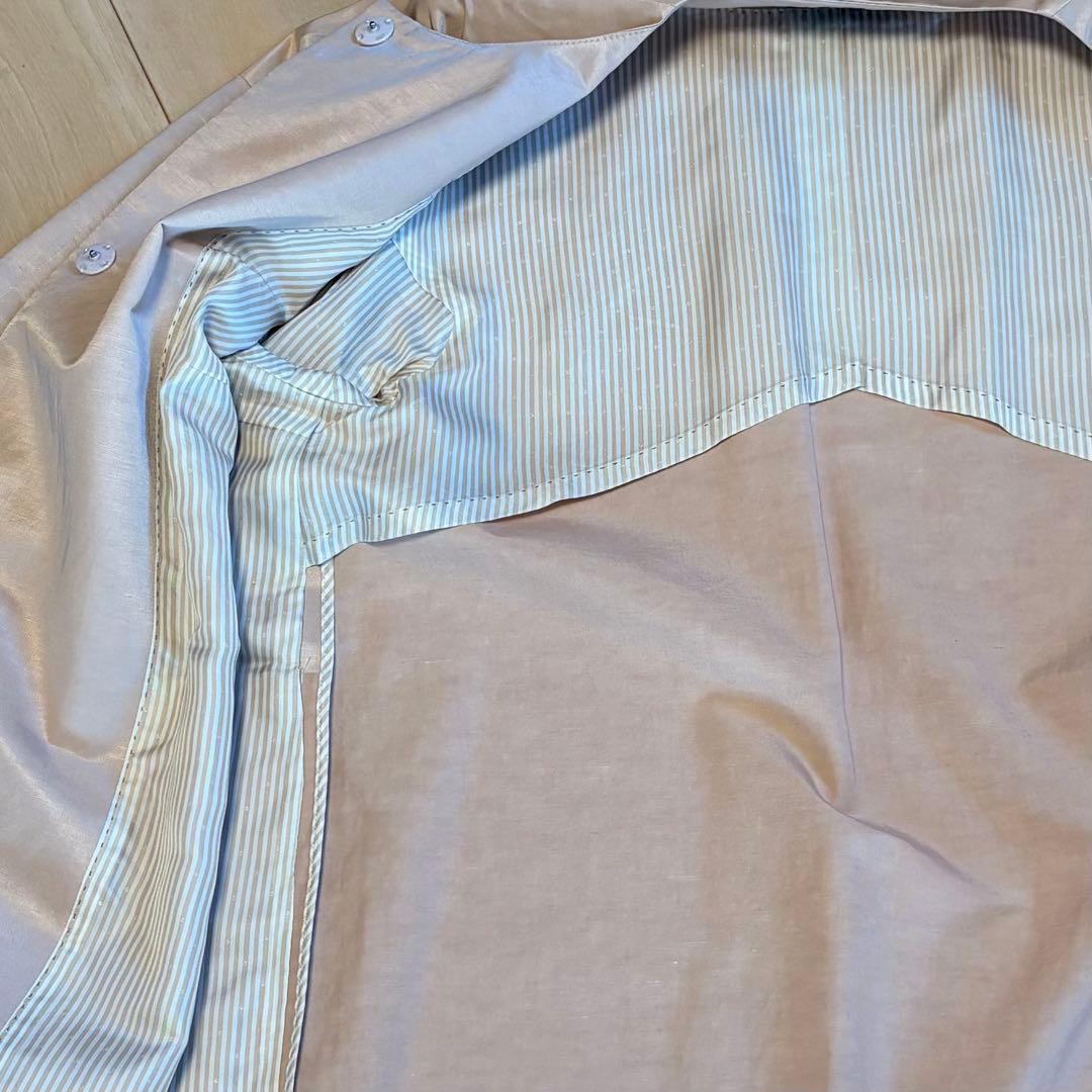 トゥモローランド　ノーカラーコート　コクーン　スプリングコート